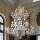 Araña clásica 36 luces en vidrio veneciano Made in Italy - Florentino viadurini