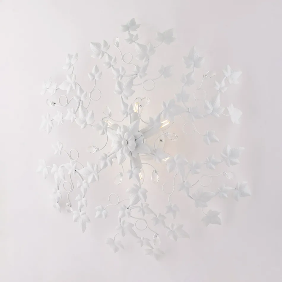 Lámpara colgante de cristal para realzar la luminosidad de los espacios interiores – Orchidea viadurini