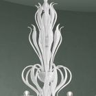 Araña de 12 luces Venecia de cristal hecha a mano en Italia - Agustina viadurini
