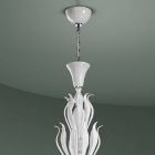 Araña de 12 luces Venecia de cristal hecha a mano en Italia - Agustina viadurini