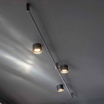 Araña de diseño artesanal con 3 luces ajustables Made in Italy - Pamplona