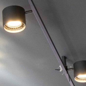 Araña de diseño artesanal con 3 luces ajustables Made in Italy - Pamplona