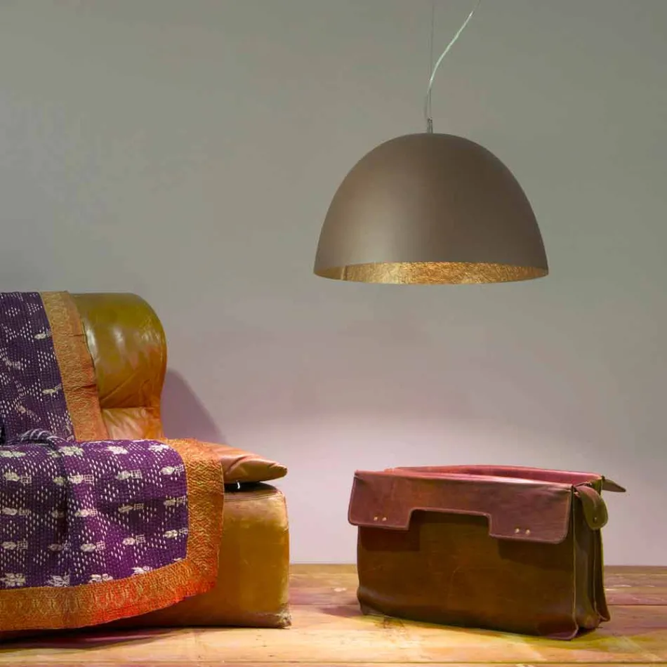 Araña de diseño moderno In-es.artdesign H2o en nebulita coloreada viadurini