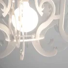 Araña de plexiglás de diseño moderno producida en Italia, Malito viadurini