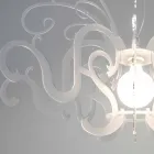 Araña de plexiglás de diseño moderno producida en Italia, Malito viadurini