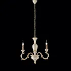 Lámpara de araña de madera fabricada en Italia para decoración de interiores - Florencia viadurini