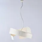 Asteroide: Una lámpara de metal negro y cristal para espacios modernos. viadurini