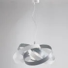 Lámpara de araña de metal y cristal para iluminar elegantemente los interiores – Rosmarino viadurini