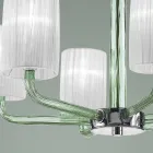 Araña en Venecia Vidrio y Metal Hecho a mano en Italia - Graham viadurini