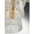 Araña moderna 36 luces en vidrio artesanal italiano de lujo - Valadier viadurini