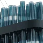 Araña de vidrio soplado artesanal italiano de lujo moderno - Maesta viadurini