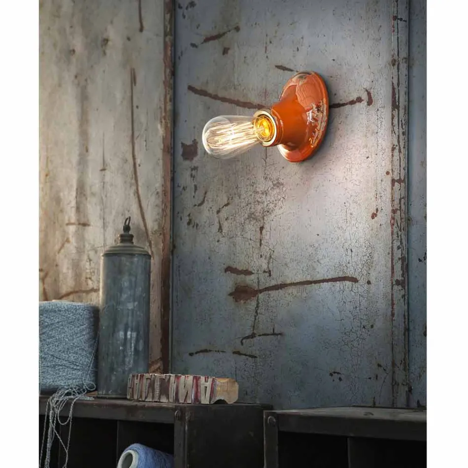 la lámpara del techo elaborado diseño retro de la vendimia Ferroluce viadurini