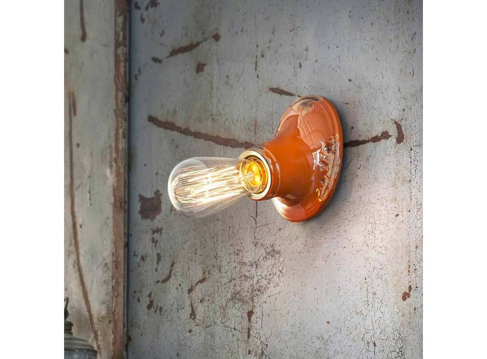 la lámpara del techo elaborado diseño retro de la vendimia Ferroluce viadurini