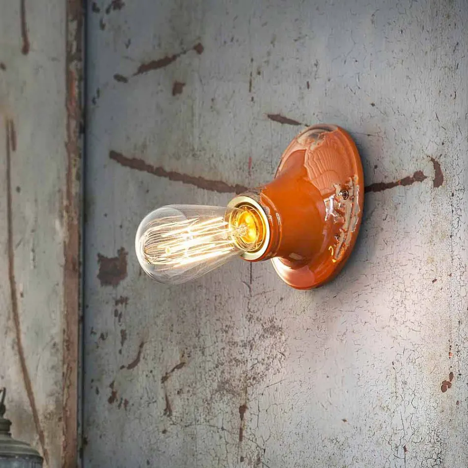 la lámpara del techo elaborado diseño retro de la vendimia Ferroluce viadurini