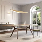 Lámpara de araña de aluminio reciclable en varios colores - Mila viadurini