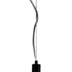 Lumira - Lámpara de araña vertical de tres luces en cristal labrado, fabricada en Italia. viadurini