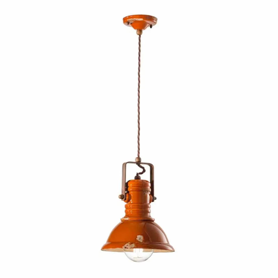 diseño de la lámpara de cerámica de época hechos Cameron Ferroluce viadurini