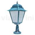 Farol de exterior en aluminio y vidrio arenado Made in Italy - Alchemist