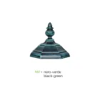 Farola 2 Luces Estilo Vintage en Aluminio Made in Italy - Leona viadurini