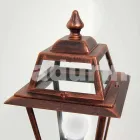 Farola baja para exterior en aluminio producido en Italia, Kristel viadurini