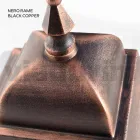 Lámpara de exterior de 259 cm de altura en vidrio y aluminio fundido a presión - Alchemist viadurini