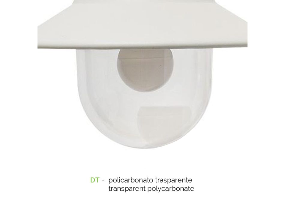 Lámpara de exterior de estilo vintage en aluminio Made in Italy - Cassandra viadurini