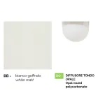 Lámpara de jardín de aluminio blanco de 1 luz producida en Italia, Anusca viadurini