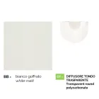 Lámpara de jardín de aluminio blanco de 1 luz producida en Italia, Anusca viadurini