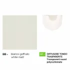 Lámpara de jardín en aluminio fundido a presión blanco fabricado en Italia, Anusca. viadurini