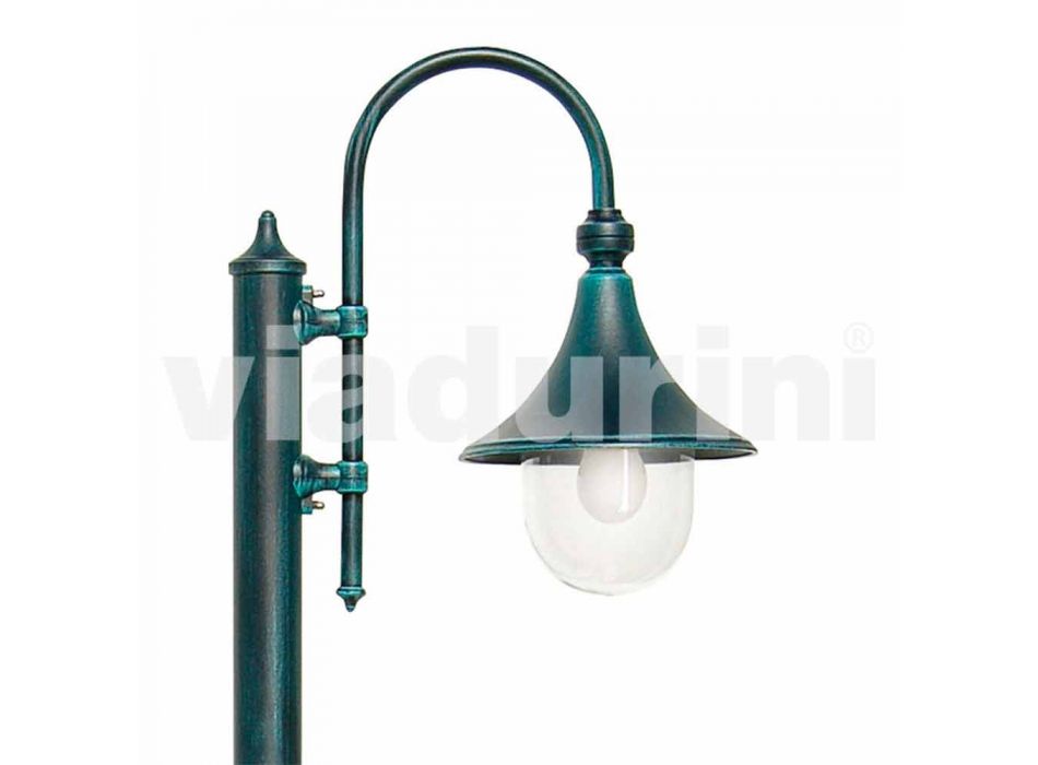 Lámpara de jardín de aluminio fundido a presión fabricada en Italia, Anusca. viadurini