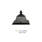 Lámpara de jardín estilo vintage en aluminio y vidrio Made in Italy - Doroty viadurini