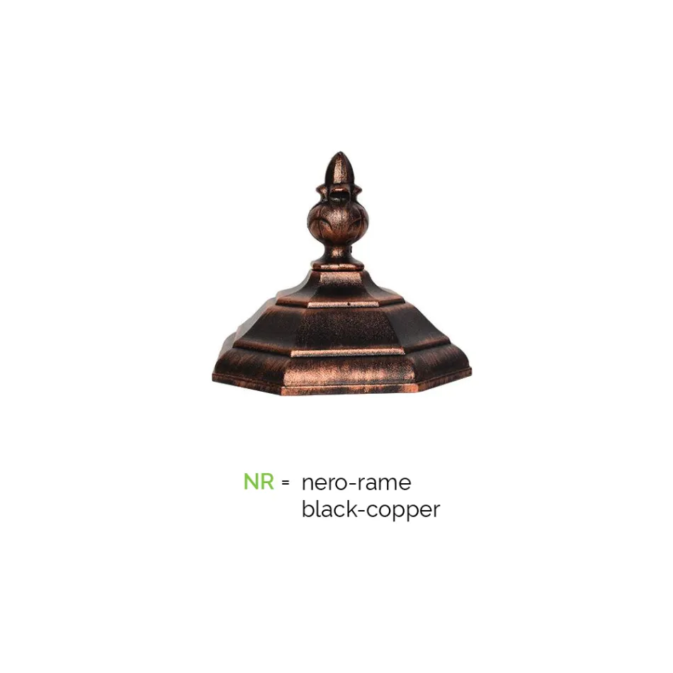 Lámpara de estilo vintage en aluminio fundido a presión Made in Italy - Leona viadurini