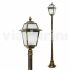 Farola para exterior clásica hecha en Italia, Kristel viadurini