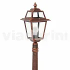 Farola para exteriores de aluminio fundido a presión fabricada en Italia, Kristel viadurini