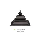 Lámpara de exterior vintage en aluminio Made in Italy - Bonaria viadurini