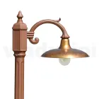 Lámpara Vintage en Aluminio con Difusor en Latón Made in Italy - Adela viadurini