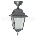 Farol de Techo en Aluminio inyectado y Difusor de Cristal - Scintilla viadurini