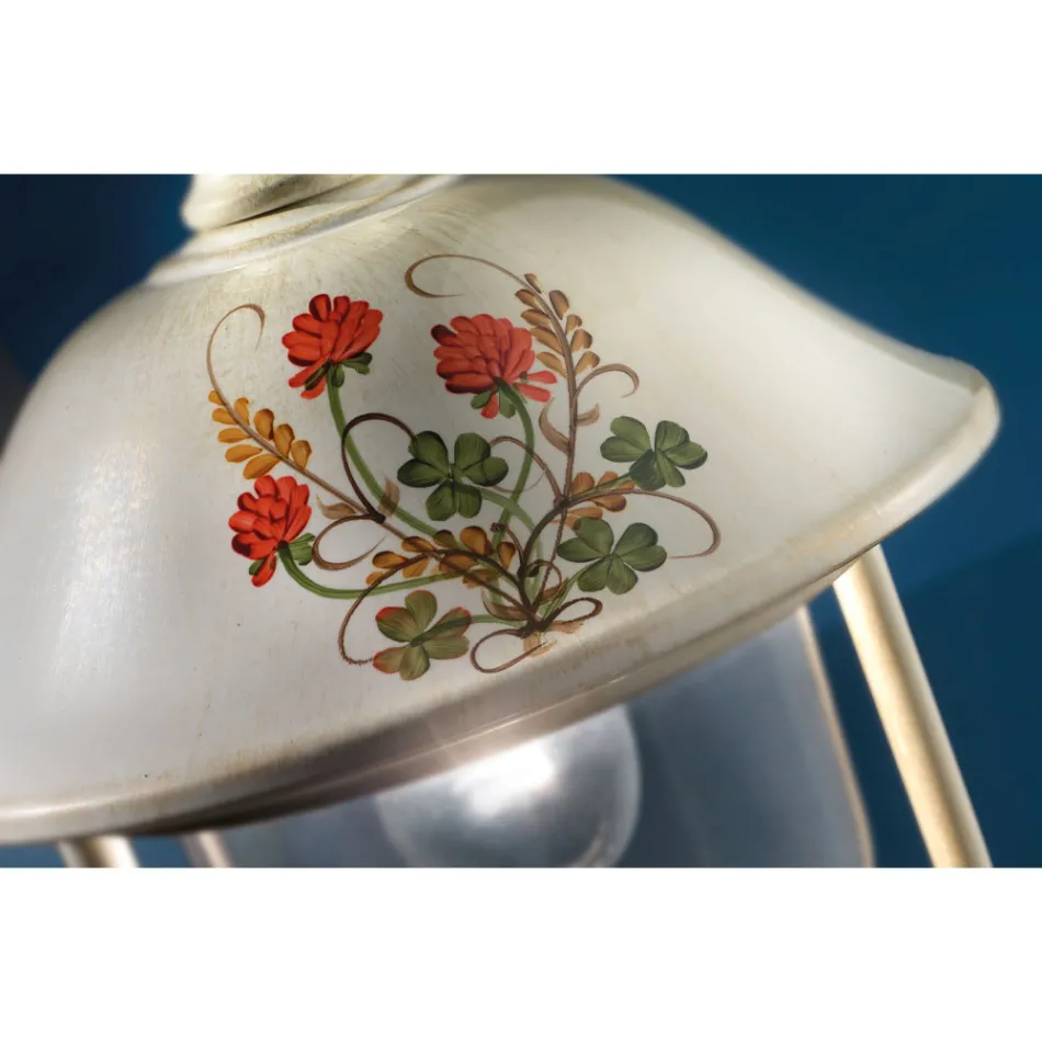 Farol de suspensión exterior en aluminio pintado a mano - Bari viadurini