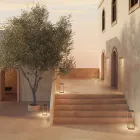 Farol de exterior fabricado en latón Made in Italy - Sunny viadurini