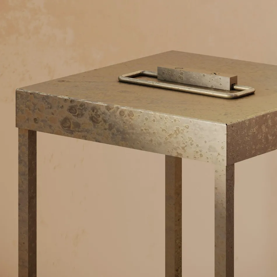 Farol de exterior fabricado en latón Made in Italy - Sunny viadurini