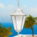 Farol de exterior vintage en aluminio blanco Made in Italy - Terella