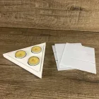 Farol de diseño moderno en Corian blanco de alta calidad Made in Italy - Sisifo viadurini