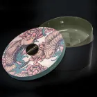 Lavabo Tazón De Barro Refractario Verde Made in Italy - Tatiana viadurini