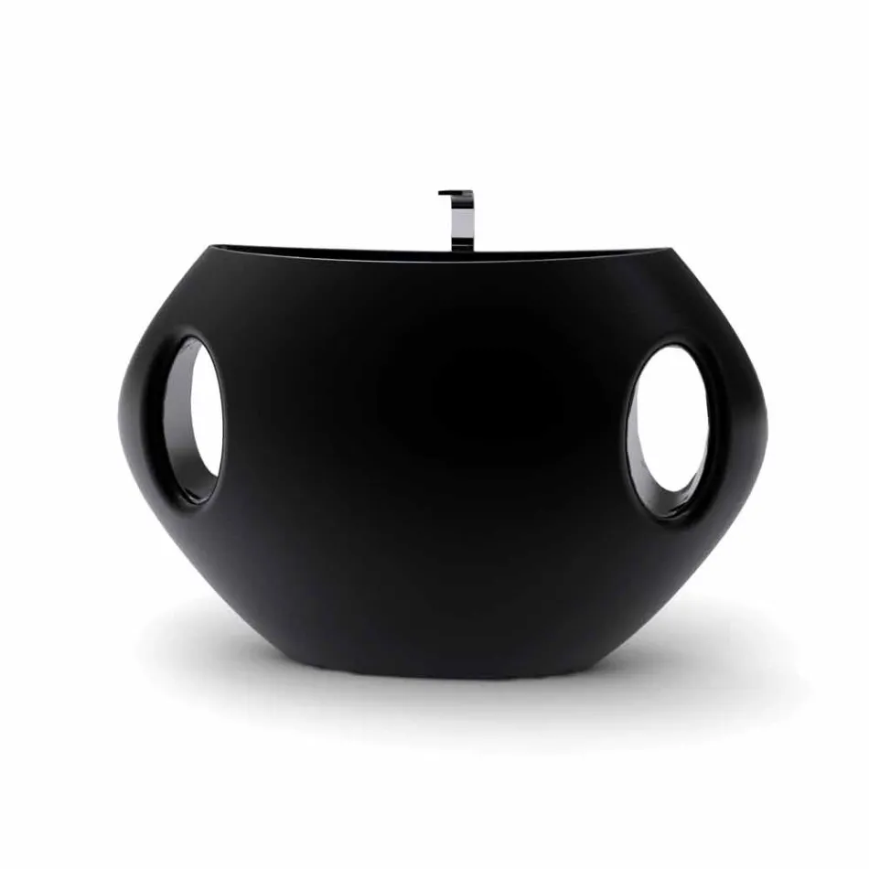 Fregadero de pedestal de diseño moderno hecho en Italia. viadurini