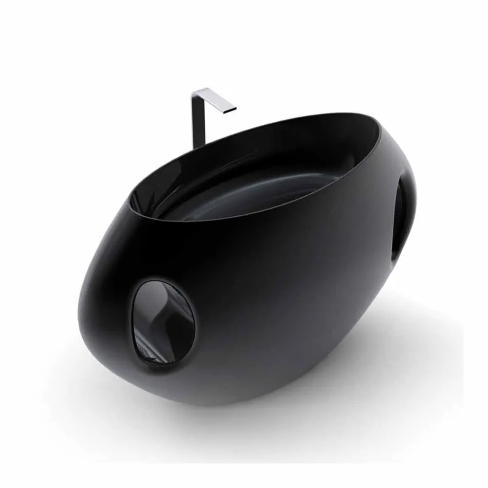 Fregadero de pedestal de diseño moderno hecho en Italia. viadurini