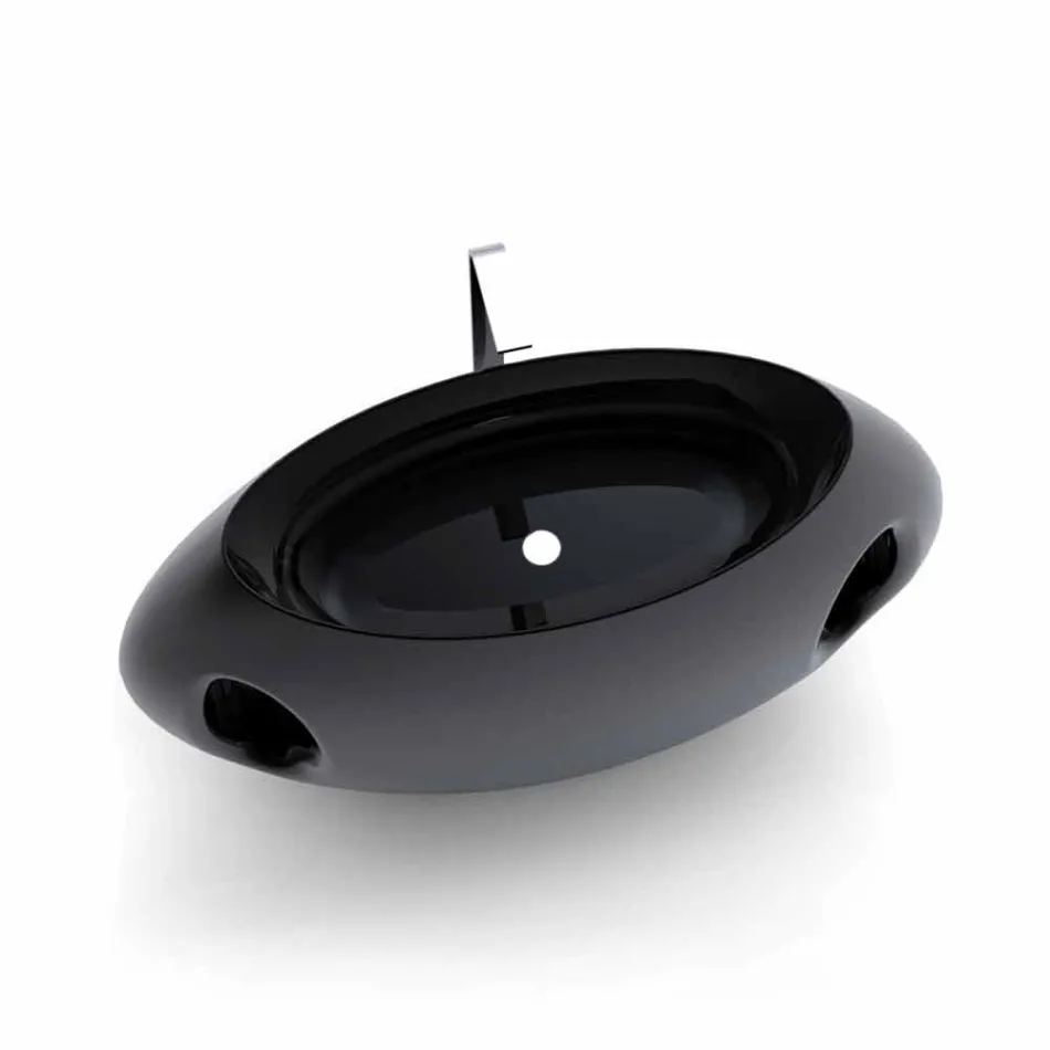 Fregadero de pedestal de diseño moderno hecho en Italia. viadurini