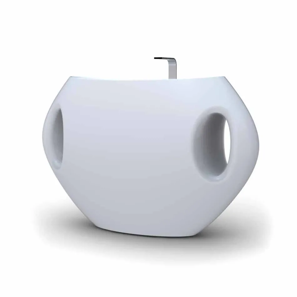 Fregadero de pedestal de diseño moderno hecho en Italia. viadurini