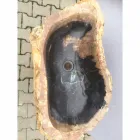 Lavabo de pedestal de diseño en piedra natural Ley, hecho a mano viadurini