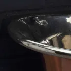 Lavabo del baño para apoyar el cobre y el hierro blanco Cala viadurini