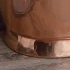 Lavabo del baño para apoyar el cobre y el hierro blanco Cala viadurini